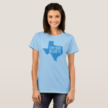 Drehen Sie Texas der T - Shirt |, das der blauen