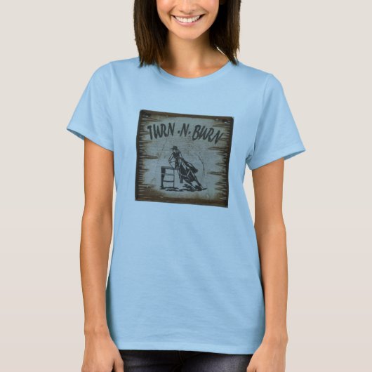 DREHEN SIE UND BRENNEN SIE T - SHIRT (Vorderseite)