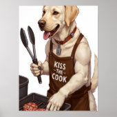 Drehend Burger, Wagenheber, Schwänze, Grillbücher Poster (Vorne)