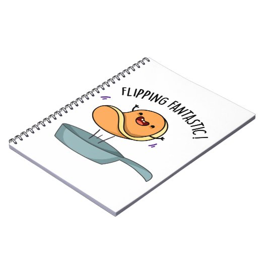 Drehend Fantastischer Pancake Pub Notizblock (Linke Seite)