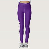 drehend Gymnastik-Zitat Leggings (Vorderseite)