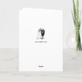 Drehend Pfannkuchen - Jahrestag Karte (Rückseite)