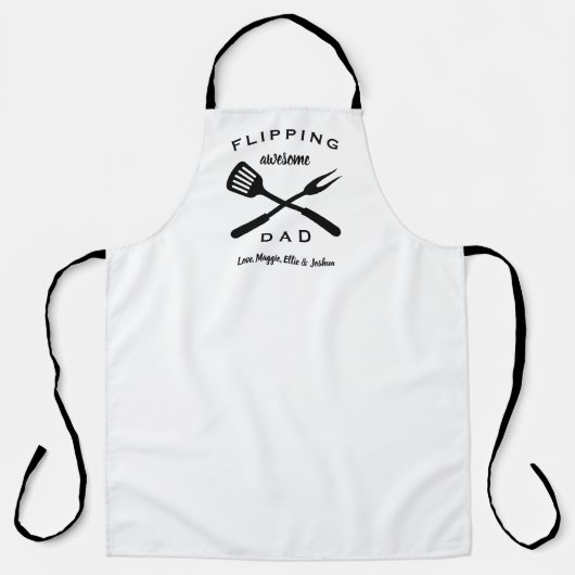 Drehend Phantastischer Vater | GRILLEN Personalisi Schürze (Vorderseite)