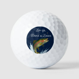 Drehend Phantastischer Vater Regenbogenforelle Fis Golfball