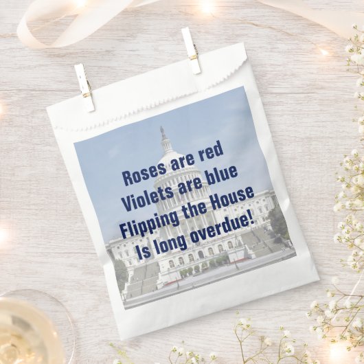 Drehend Repräsentantenhaus Geschenktütchen (Ausgeschnitten)