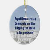 Drehend Repräsentantenhaus Keramik Ornament (Rechts)