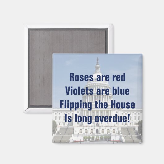 Drehend Repräsentantenhaus Magnet (Vorderseite/Rückseite)