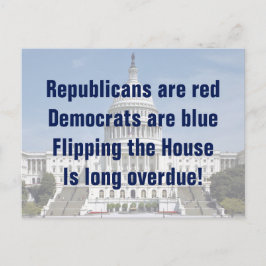 Drehend Repräsentantenhaus Postkarte