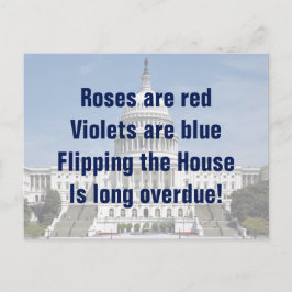 Drehend Repräsentantenhaus Postkarte