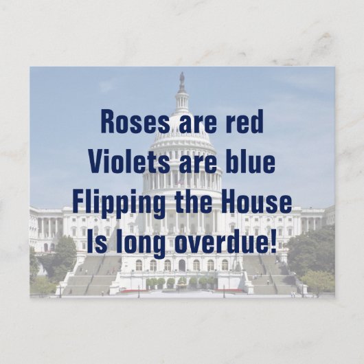 Drehend Repräsentantenhaus Postkarte (Vorderseite)