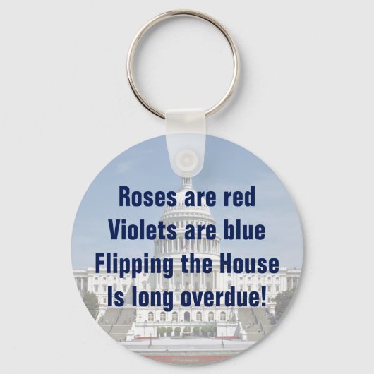 Drehend Repräsentantenhaus Schlüsselanhänger (Rückseite)