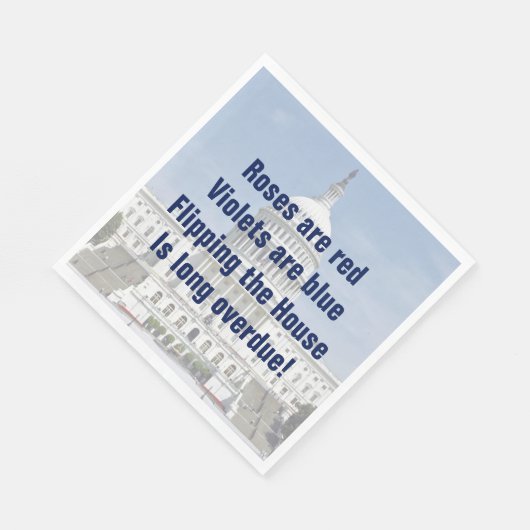 Drehend Repräsentantenhaus Serviette (Ecke)