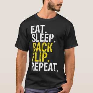 Drehend Schlaf für Acrobat Gymnastik wiederholen T-Shirt