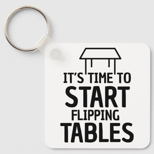 Drehend Tabellen Schlüsselanhänger (Vorderseite)