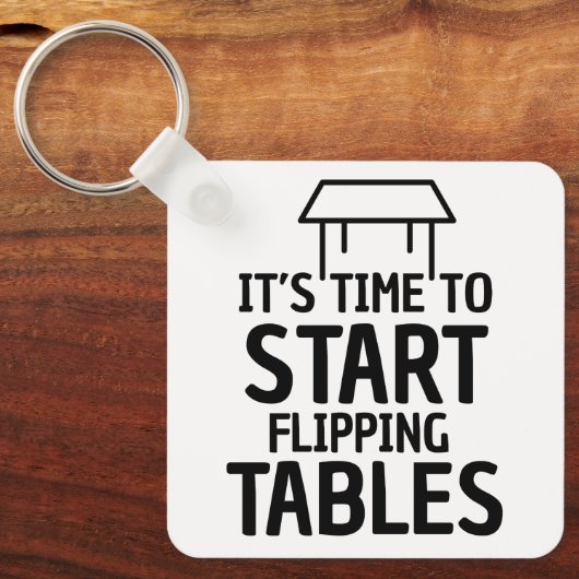 Drehend Tabellen Schlüsselanhänger (Vorderseite)