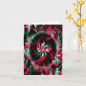 Drehender Julikranz.... Karte (Gelbe Blume)