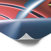 Drehendes Pastellmuster Poster (Ecke)