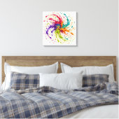 Drehendes Prisma Leinwanddruck (Insitu (Schlafzimmer))