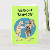 Drehengeburtstag 57 karte (Vorderseite)