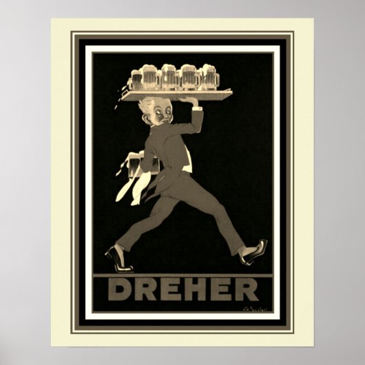 Dreher Beer Poster 16 x 20 (Vorne)