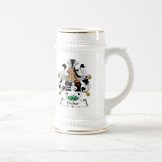 Dreher Familienwappen Bierglas