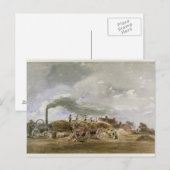 Drehermais (Stift und Gew.- auf Papier) Postkarte (Vorne/Hinten)