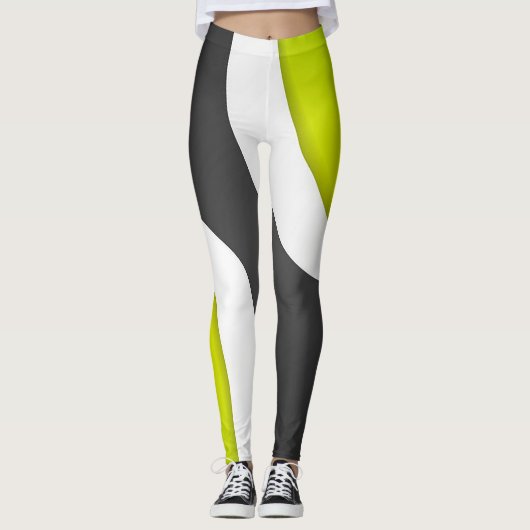 Drehfarbige Leggings (Vorderseite)
