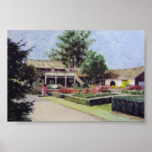Drehgärten in Plakat Janesvilles Wisconsin
