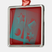 Drehgeometrie Ornament Aus Metall (Links)