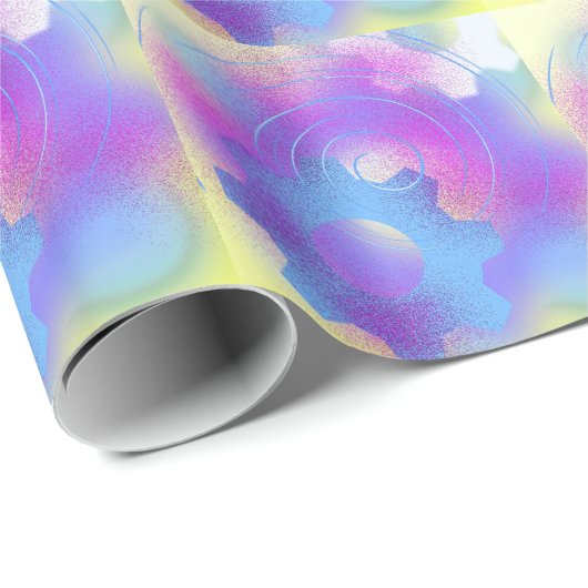 Drehgetriebe Abstrakt Geschenkpapier (Rolleneckpunkt)