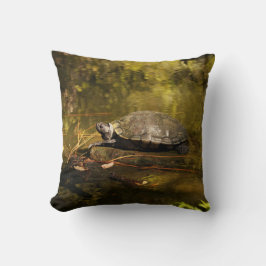 Drehkissen - Schildkröte im Teich Kissen