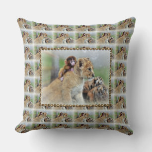 Drehkissen/weißer Tiger Kissen