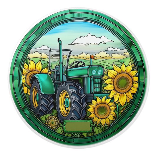 Drehknöpfe für die Zugmaschine Keramikknauf (Vorderseite)