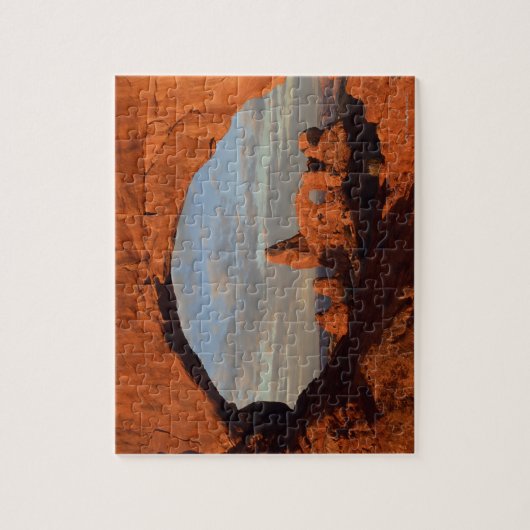 Drehkopf-Bogen gesehen durch Nordfenster, Bögen Puzzle (Vertikal)