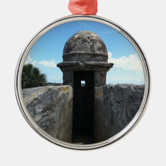 Drehkopf Castillo Des San Marcos, St Augustine, FL Ornament Aus Metall (Vorne)