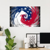 Drehkreis des Posters der Unabhängigkeit Poster (Heimbüro)