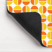 Drehkreise - orange und orange mousepad (Ecke)