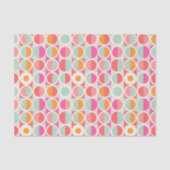 Drehkreuz-Muster in heiß rosa Retro Seidenpapier (Vorderseite)