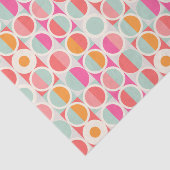 Drehkreuz-Muster in heiß rosa Retro Seidenpapier (Ausschnitt)