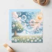 Drehkreuz/Tageszeitung Mitteilungskarte (Vorderseite/Rückseite Beispiel)