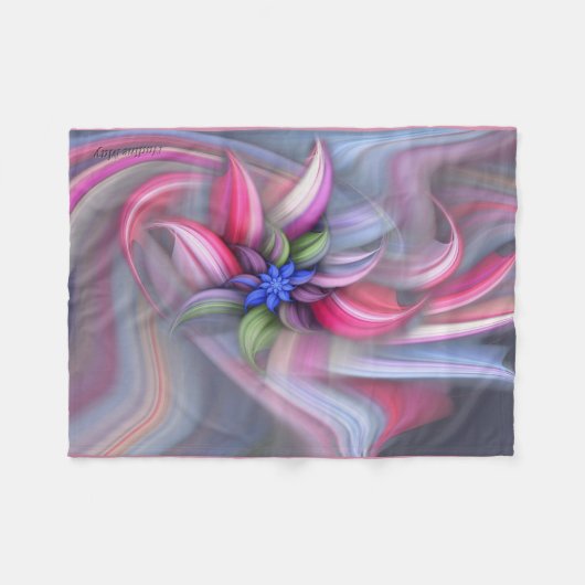 Drehmuster Fleecedecke (Vorderseite (Horizontal))