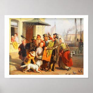 Drehorgelspieler Poster
