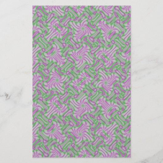 Drehrosettes Briefpapier (Vorderseite)
