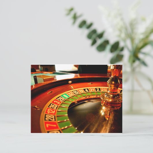 Drehroulettrad Postkarte (Stehend Vorderseite)