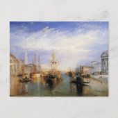 Drehscheibe, j m w - der große Kanal - Venedig Postkarte (Vorderseite)