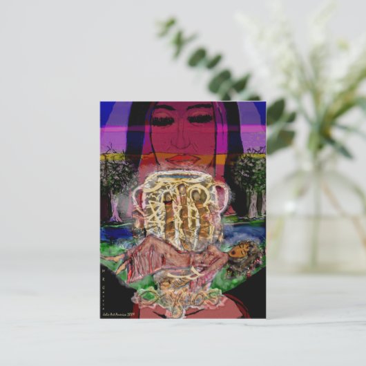 Drehscheibe Postkarte (Stehend Vorderseite)