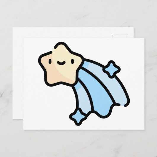 Drehstar Postkarte (Vorne/Hinten)