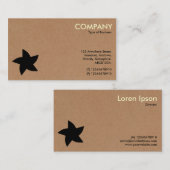 Drehsternsymbol - Karte (Vorne/Hinten)