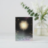 *~* Dreht Sterne Heilung Licht Uniform Energie Visitenkarte (Stehend Vorderseite)