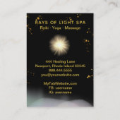 *~* Dreht Sterne Heilung Licht Uniform Energie Visitenkarte (Rückseite)